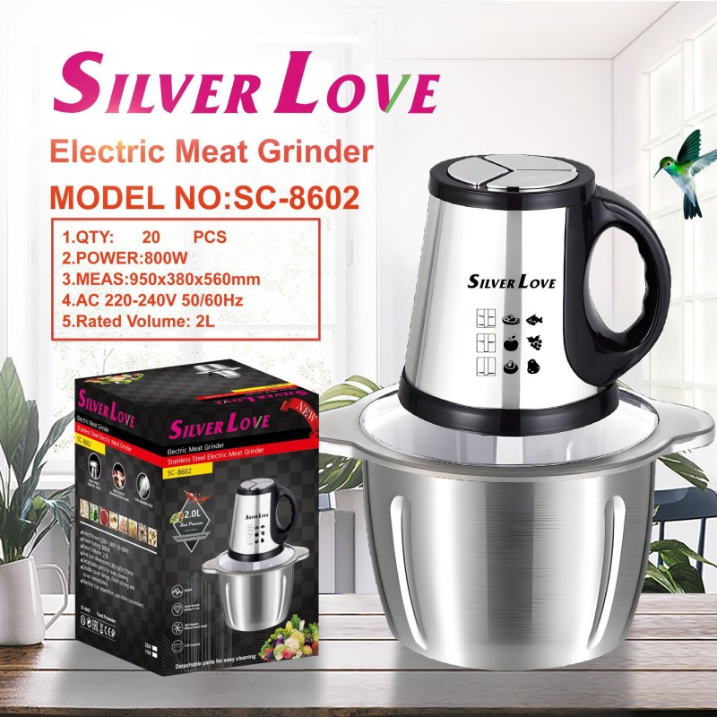 الفولاذ المقاوم للصدأ اللحوم المفرمة متعددة الوظائف آلة الغذاء فرامل الخضار اللحوم المفرمة عالية الطاقة آلة الضرب