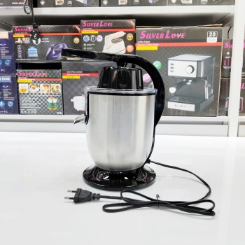 ومن ناحية الضغط عبر الحدود عصائر الفاكهة الكهربائية المنزلية الفولاذ المقاوم للصدأ آلة عصير الليمون الخام