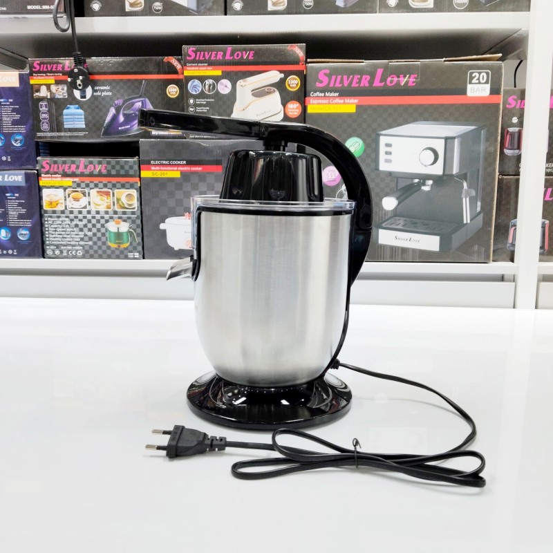 ومن ناحية الضغط عبر الحدود عصائر الفاكهة الكهربائية المنزلية الفولاذ المقاوم للصدأ آلة عصير الليمون الخام