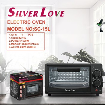 التجارة الخارجية تصدير 15L قدرة كبيرة 640W عالية الطاقة متعددة الوظائف الكهربائية المنزلية فرن تعيين توقيت الخبز طبقة مزدوجة