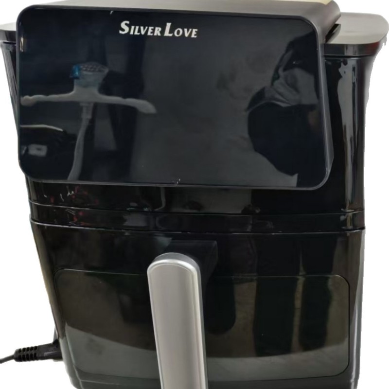 التجارة الخارجية عبر الحدود مقلاة الهواء المنزلية الذكية البصرية الزجاج الشفاف مقلاة كهربائية التلقائي بالكامل فرن البطاطا المقلية