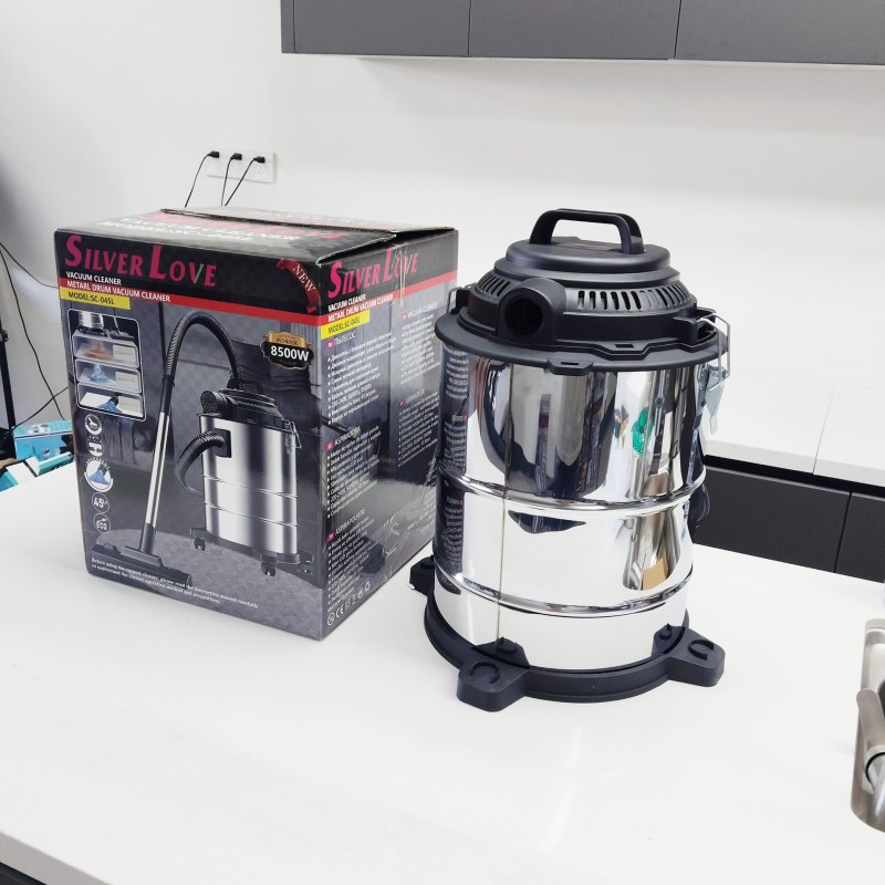 عبر الحدود نوع جديد من مكنسة كهربائية متعددة الأغراض الفولاذ المقاوم للصدأ آلة شفط المياه الصناعية المنزلية شفط كبيرة مكنسة كهربائية