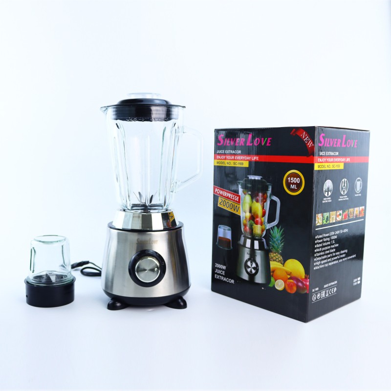 عبر الحدود عصارة كسر الجدار آلة الطبخ المنزلية متعددة الوظائف عصارة اثنين في واحد الفولاذ المقاوم للصدأ التحريك