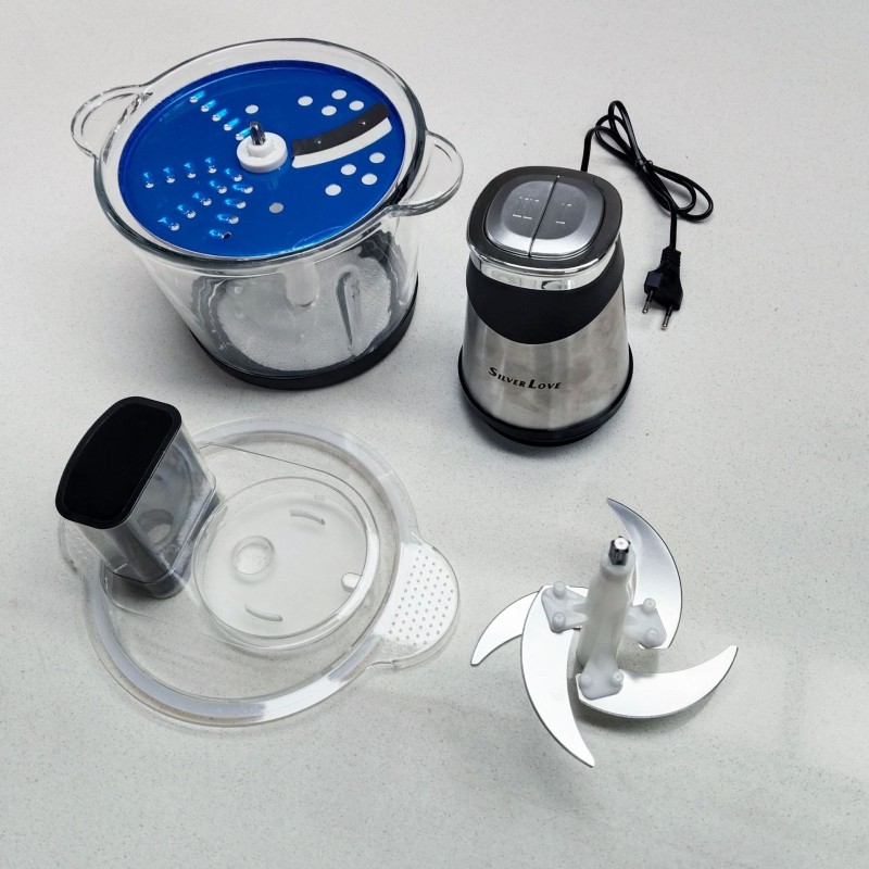 تصدير اللحوم الكهربائية المنزلية مفرمة الزجاج 3.0L قدرة كبيرة خلاط وعاء من الزجاج آلة الطبخ