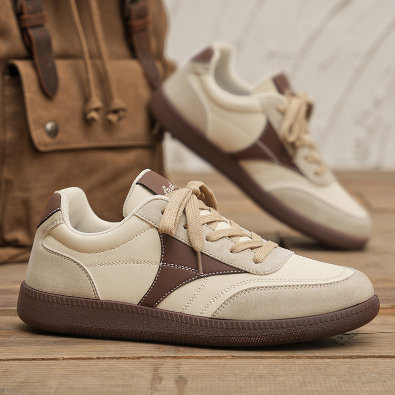  أحذية رياضية رجالية غير رسمية على طراز لوح التزلج للمشي للرجال حذاء تنس مسطح يسمح بالتهوية