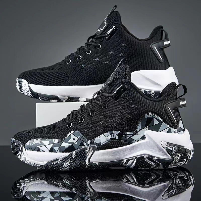 إيفا حجم كبير 2025 جديد أحذية كرة السلة في سن المراهقة الطلاب التهوية الاحذية أزياء أحذية رياضية للرجال