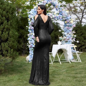 فستان مكسي سهرة جديد لعام 2025 بغاية الأناقة