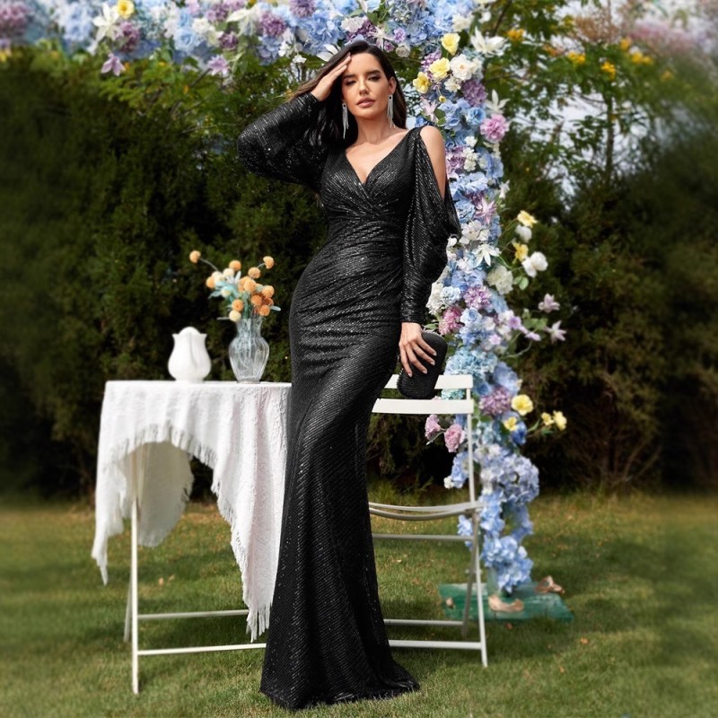 فستان مكسي سهرة جديد لعام 2025 بغاية الأناقة