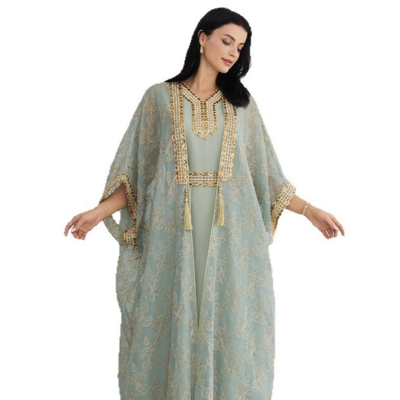  ملابس نسائية عربية كارديجان مطرزة