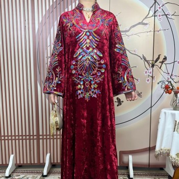 رداء نسائي عربي أنيق للمناسبات مطرز