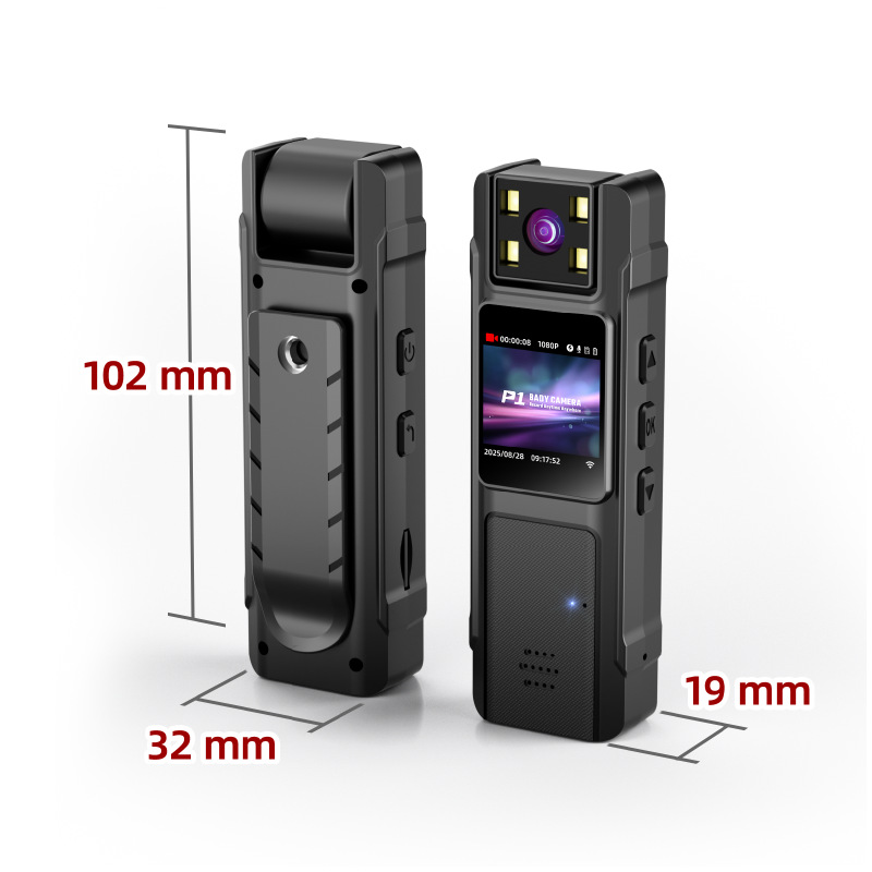 مسجل كاميرا رياضية عالية الوضوح عبر الحدود قلم تسجيل واي فاي محمول باليد مشبك خلفي كاميرا رياضية خارجية