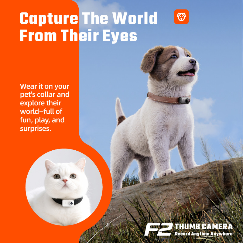 كاميرا الإبهام كاميرا الحيوانات الأليفة كاميرا رياضية صغيرة محمولة مسجل فيديو ركوب الدراجات مسجل كاميرا جيب الحرم الجامعي