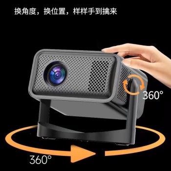 جهاز عرض V18 عبر الحدود للمنزل عالي الوضوح 4K هاتف محمول لاسلكي نفس الشاشة لغرفة النوم جهاز عرض جداري صغير الحجم