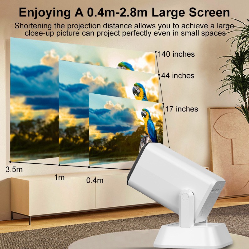 يستخدم جهاز شحن جهاز العرض البرميلي عبر الحدود جهاز عرض لاسلكي عالي الدقة لشاشة الهاتف المحمول، جهاز عرض على الحائط المنزلي، محمول للتخييم في الهواء الطلق