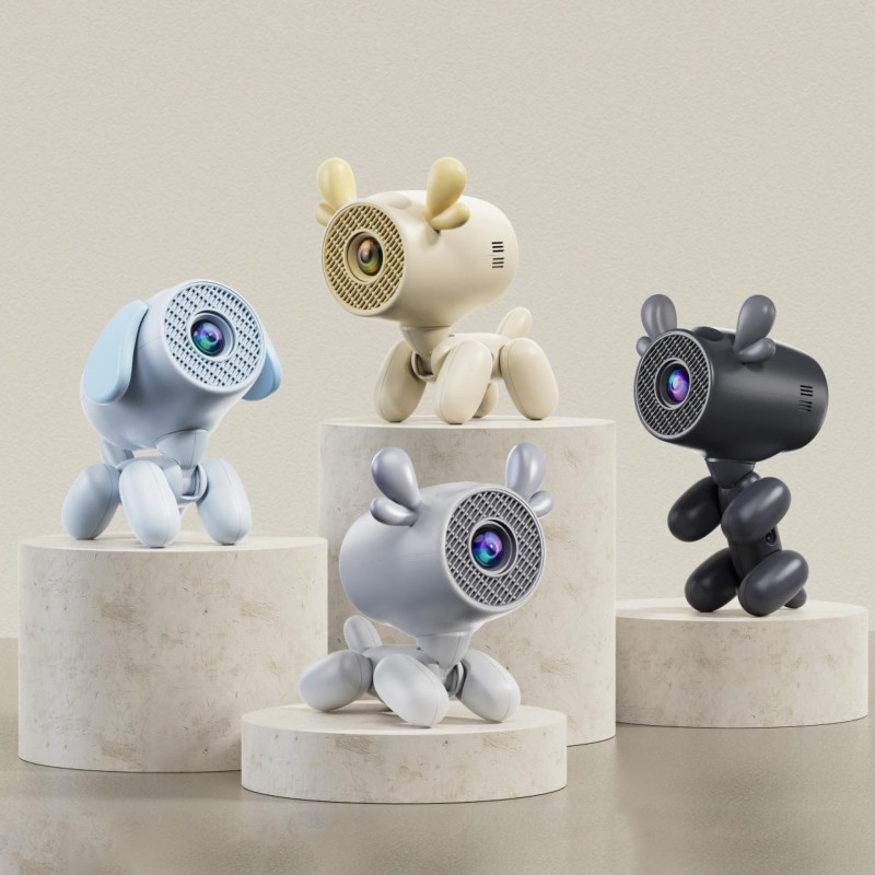 جهاز عرض الغزلان عبر الحدود Jy320Li Home جهاز عرض صغير لاسلكي عالي الوضوح جهاز عرض محمول خارجي