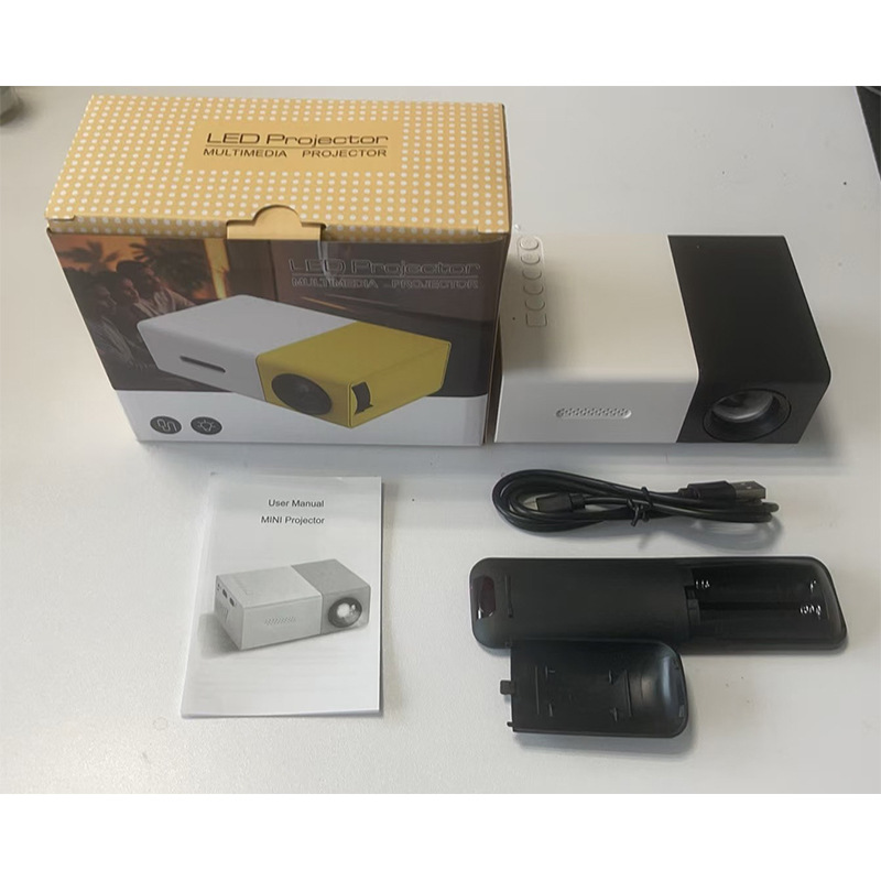 جهاز عرض Yg300 عبر الحدود جهاز عرض صغير صغير للأطفال جهاز عرض على الحائط المنزلي جهاز عرض محمول شاشة عرض للهاتف المحمول