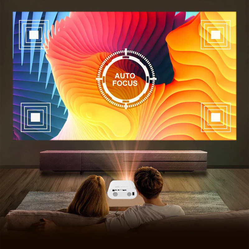 الأكثر مبيعاً L007 Full Hd 4000 Lumens جهاز عرض المسرح المنزلي الذكي Android 11 Mini Smart Home