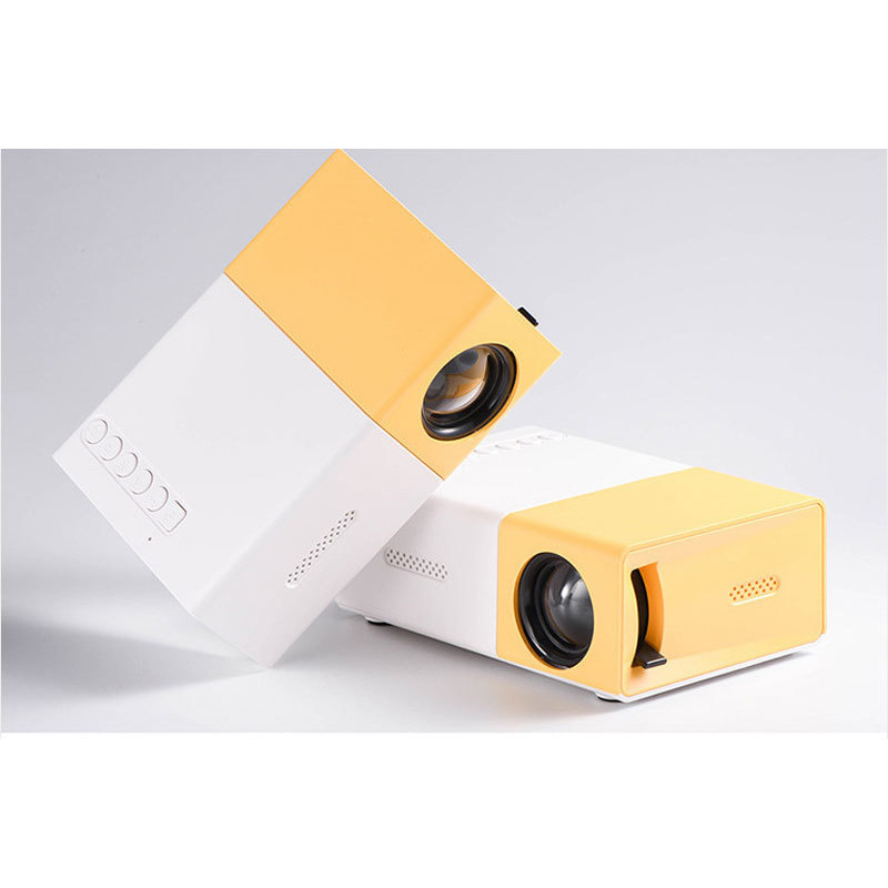 جهاز عرض Yg300 عبر الحدود جهاز عرض صغير للأطفال جهاز عرض صغير على الحائط جهاز عرض محمول عالي الوضوح 4K