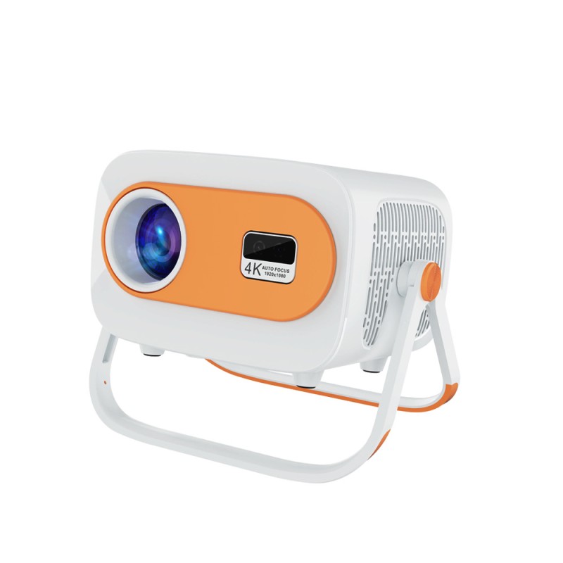 جهاز عرض أندرويد منزلي عبر الحدود عالي الوضوح 4K جهاز عرض ذكي محمول للمسرح المنزلي والمكتب