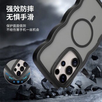 مناسبة لهاتف سامسونج S25 الترا المغناطيسي حقيبة الهاتف المحمول A56 A17 اثنين في واحد حافظة حساسة للبشرة S26 set S25 FE