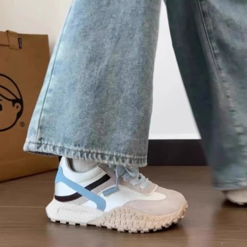 أحذية نيش فورست غامب النسائية، إصدار خريف 2025 الجديد، بتصميم كلاسيكي متعدد الاستخدامات، ونعل سميك، مناسبة للارتداء اليومي والرياضة.