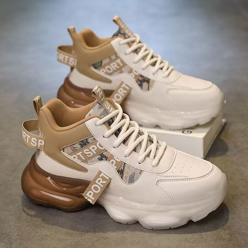 أحذية رجالية خريفية جديدة بوسادة هوائية للجري أحذية رياضية ممتصة للصدمات للرجال للعمل والترفيه متعددة الاستخدامات أحذية لتعزيز النشوة الجنسية ذات نعل سميك