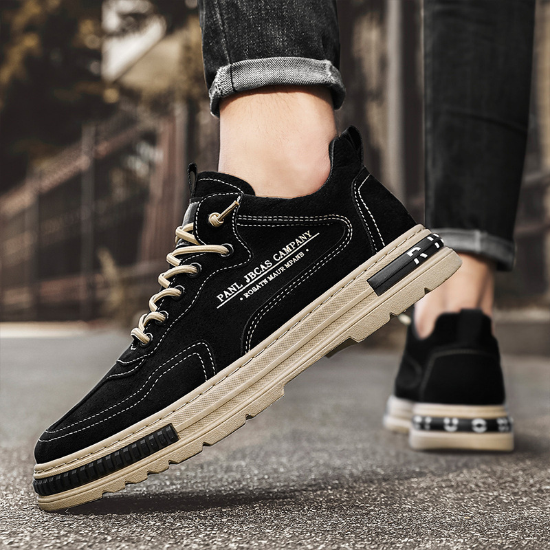 أحذية رجالية قابلة للتنفس في الشتاء للعمل في المطبخ والعمل، غير قابلة للانزلاق، مقاومة للماء، مقاومة للاهتراء، أحذية عصرية لحماية العمل، أحذية رياضية كاجوال سوداء للرجال