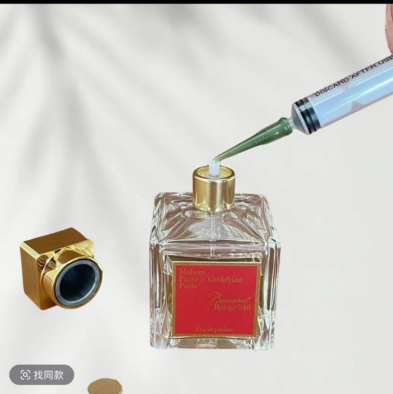 H005-موزع عطر خاص بالفم، أداة أنبوب إبرة مستخرج مستقيم، حقنة عطر فاصلة عالمية