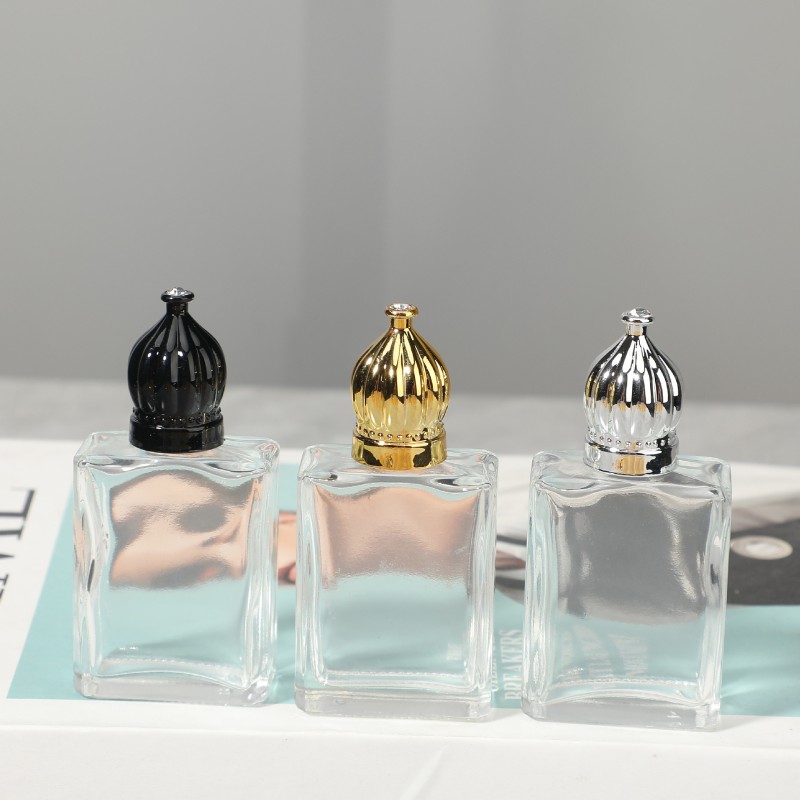 Z014-كرة دوارة مطلية بالكهرباء زجاجة فارغة 15 مللي كرة زجاجية للأشعة فوق البنفسجية زجاجة فارغة من الزيت العطري الأنيق