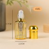Z004-3Ml6Ml12Ml زيت طبيعي كرة دوارة زجاجة كرة دوارة زجاجة فارغة تدليك مسحة عينة زجاج مثمنة