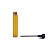 B005-1Ml واقية من الضوء الزجاج البني زجاجة زيت طبيعي محاكمة حزمة زجاجة عطر نازف عصا براون زجاجة عينات عطر