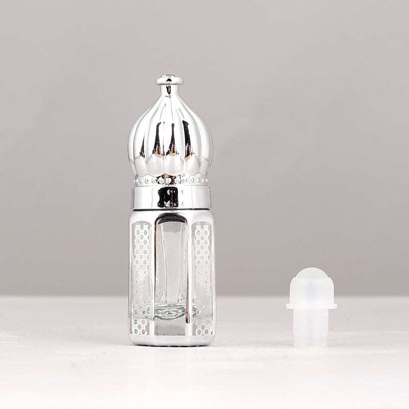 Z010-3Ml6Ml المحمولة زيت طبيعي الرول الكرة زجاجة فارغة كرة دوارة زجاجة تدليك مسحة عينة الزجاج التعبئة والتغليف