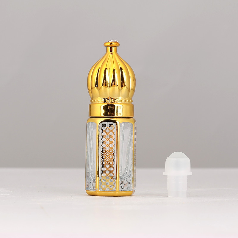 Z010-3Ml6Ml المحمولة زيت طبيعي الرول الكرة زجاجة فارغة كرة دوارة زجاجة تدليك مسحة عينة الزجاج التعبئة والتغليف