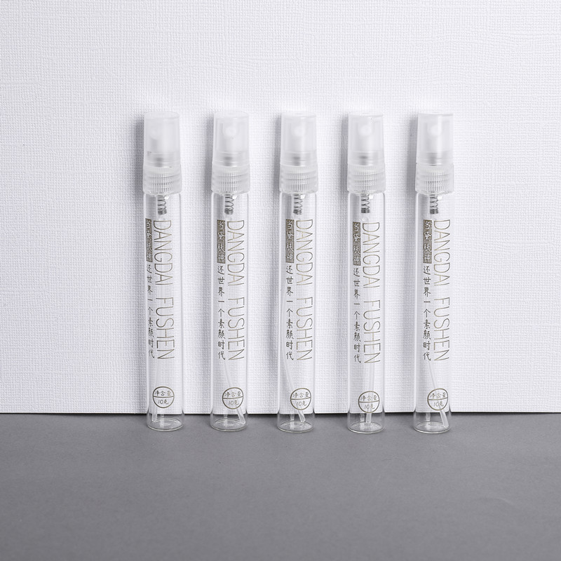 10 مل زجاجة عطر زجاجية محمولة عالية الجودة زجاجة فارغة للسفر رذاذ العطور التعبئة والتغليف مروحة زجاجة عينة صغيرة