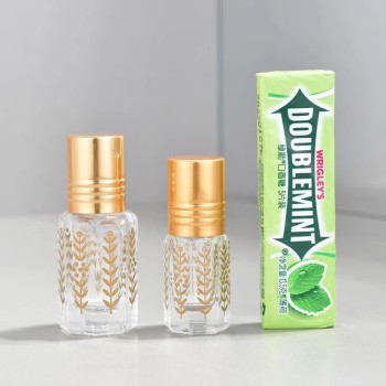 Z026-6Ml الرول الكرة زجاجة عطر الزجاج 3Ml12Ml المحمولة عينة زيت الشفاه الراقية زجاجة فارغة من الضروري النفط