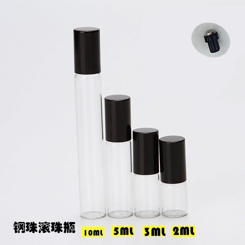 Z001-1Ml3Ml5Ml10Ml الزجاج الاستغناء كرة دوارة زجاجة زيت طبيعي زجاجة شفافة كرة دوارة زجاجة المحمولة زجاجة فارغة