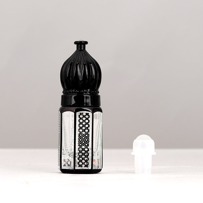 Z010-3Ml6Ml المحمولة زيت طبيعي الرول الكرة زجاجة فارغة كرة دوارة زجاجة تدليك مسحة عينة الزجاج التعبئة والتغليف