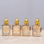 زجاجة عطر 15 مل، كرة دوارة، زجاجة زيت عطرية زجاجية عالية الجودة، كرة محمولة، زجاجة نقش مطلية بالكهرباء، زجاجة عطر بختم ساخن
