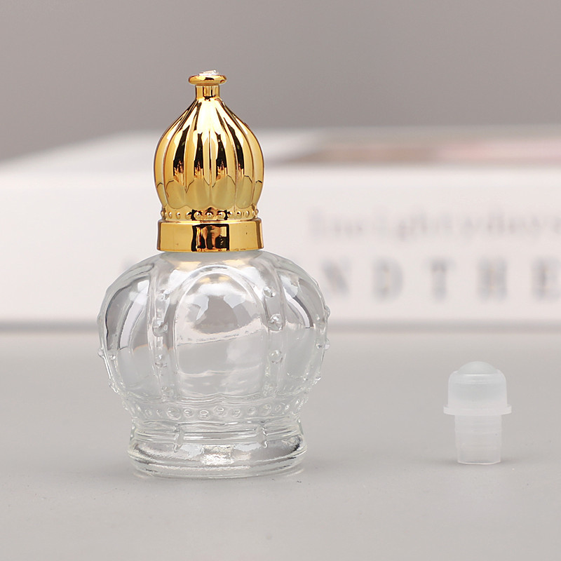 Z006-15ml تاج الكرة 15mlUV عينة المحمولة الزجاج حبة ووكر الراقية الراقية زجاجة فارغة من الضروري النفط