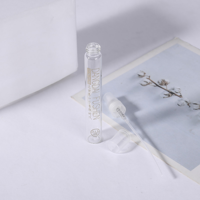 10 مل زجاجة عطر زجاجية محمولة عالية الجودة زجاجة فارغة للسفر رذاذ العطور التعبئة والتغليف مروحة زجاجة عينة صغيرة