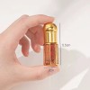Z010C-3Ml6Ml12Ml زجاجة دوارة للزيت العطري زجاجة فارغة لتدليك مسحة عينة زجاجية محمولة