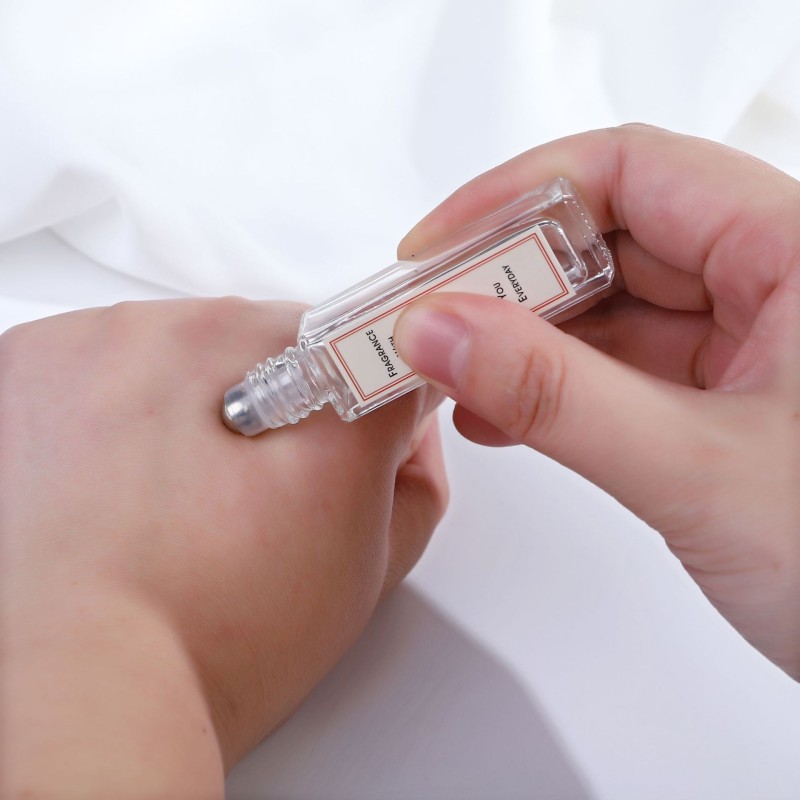 Z003-5ml10ml زجاج كرة المشي زجاجة فارغة زجاجة زيت طبيعي كرة دوارة زجاجة عطر المعبأة في زجاجات المحمولة عينة زجاجة فارغة