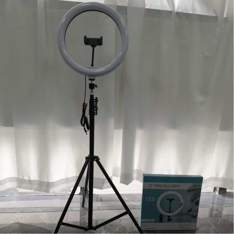 ضوء بث مباشر مقاس 30 سم للبث المباشر، سطح مكتب صغير يملأ الضوء للبث المباشر، إعداد الإضاءة، أجواء تصوير ضوئية ناعمة