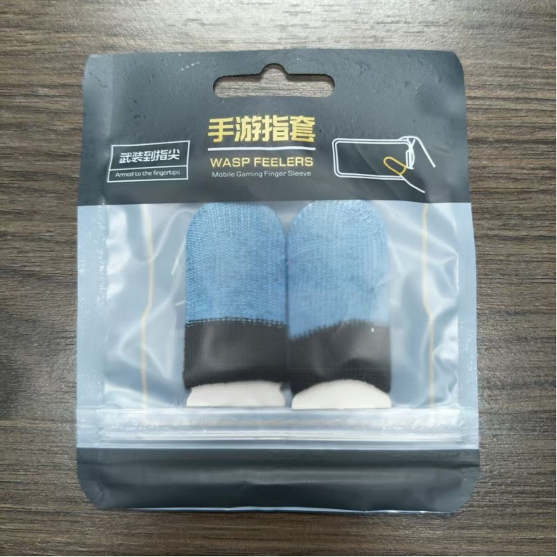 غطاء إبهام فائق النحافة مضاد للتعرق لألعاب الهاتف المحمول، بتصميم ثنائي اللون للعبة King of Glory، متوفر لأصابع متعددة