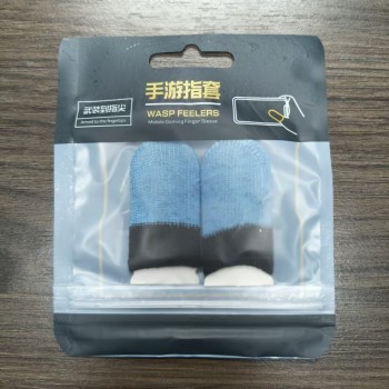 غطاء إبهام فائق النحافة مضاد للتعرق لألعاب الهاتف المحمول، بتصميم ثنائي اللون للعبة King of Glory، متوفر لأصابع متعددة