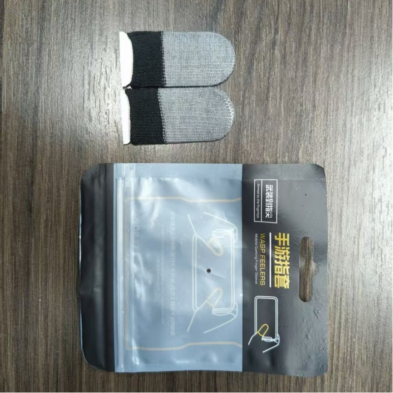 غطاء إبهام فائق النحافة مضاد للتعرق لألعاب الهاتف المحمول، بتصميم ثنائي اللون للعبة King of Glory، متوفر لأصابع متعددة