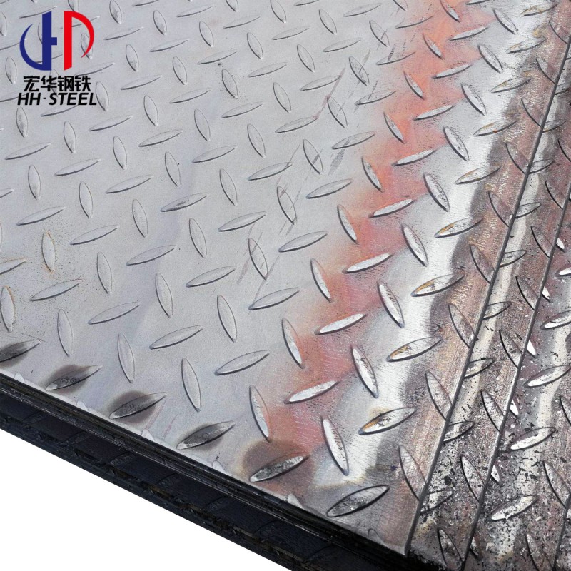 Best Supplier SS400 1.5-100mm Mild Steel Chequered Plate MS Checker Plate Checkered Steel Plate for Sale