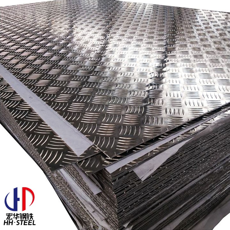 Best Supplier SS400 1.5-100mm Mild Steel Chequered Plate MS Checker Plate Checkered Steel Plate for Sale