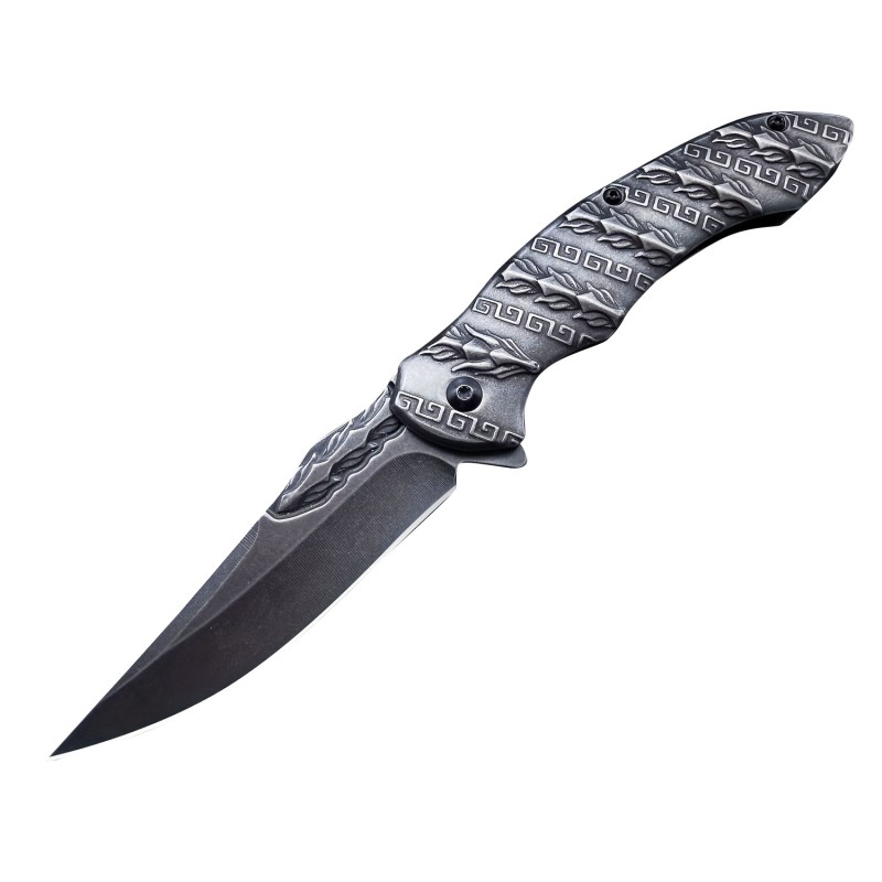 Outdoor survival emergency folding knife creative relief gift knife jungle tactical saber high hardness stainless steel