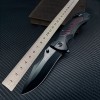 Cross-Border Supply Black Titanium Camping Tactical Portable Folding Knife Multi-Functional High Hardness Heavy-Duty Folding Knife Survival Tool